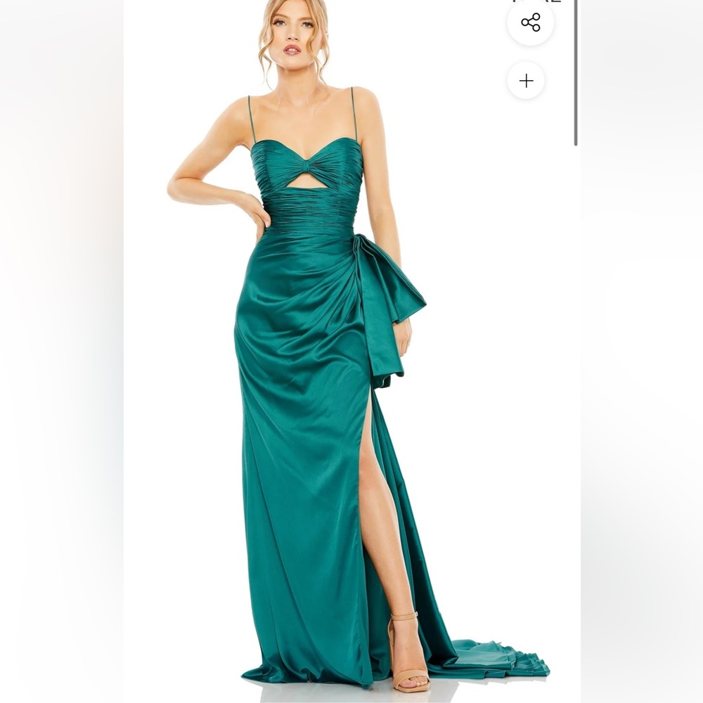 Mac Duggal Teal Gown! New! Never used!